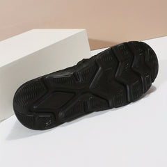 Metallic Chain Decor Woven Mesh Slip On Lightweight Comfy Outdoor Shoes