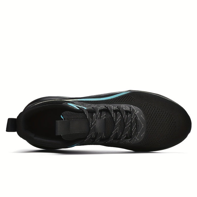 PLUS SIZE Men's Breathable Running Shoes With Air Cushion Non Slip Sneakers