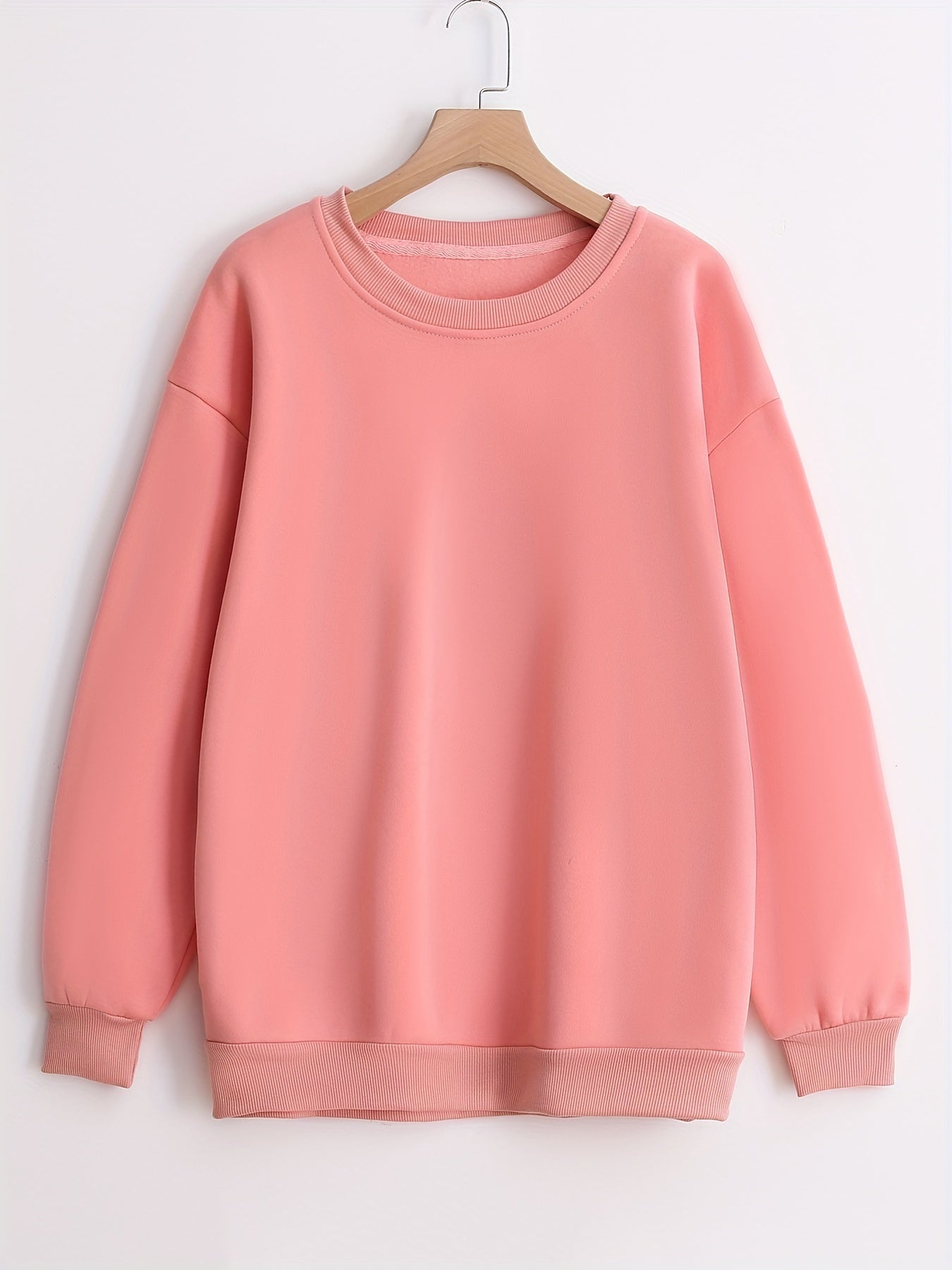 Women's Round Neck Active Sweatshirt Casual Sports Sweatshirts