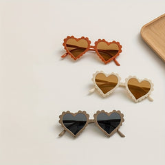 Heart Sunglasses For UV Protection PC Frame Sunglasses For Children