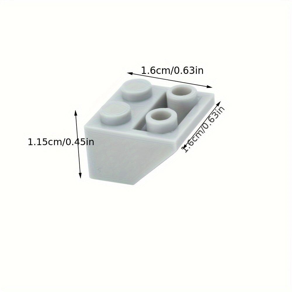 50pcs Building Blocks 2x2 Thick Bricks Compatible with 3660 Roof 45 Inverted Slo