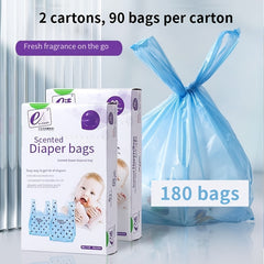 90 Lavender Scented Diaper Pail Replacement Bags
