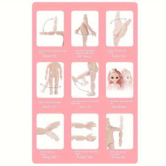 1pc Doll Princess Doll Little Doll Toy Desktop Decoration