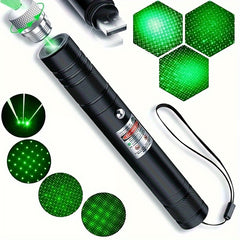 USB Rechargeable Green Laser Pointer Flashlight for Teaching