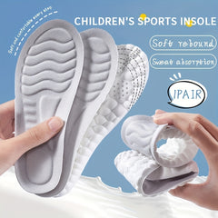 Kids Shock Absorption Insoles High Elastic Comfortable Running Sneaker Insoles