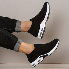 Women's Running Shoes Slip On Air Cushion Breathable Dance Shoes