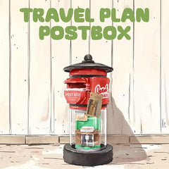 Vintage Postcard Mailbox Building Blocks Set