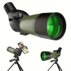 10x50 HD Birding Binoculars with Metal Tripod & Smartphone Adapter