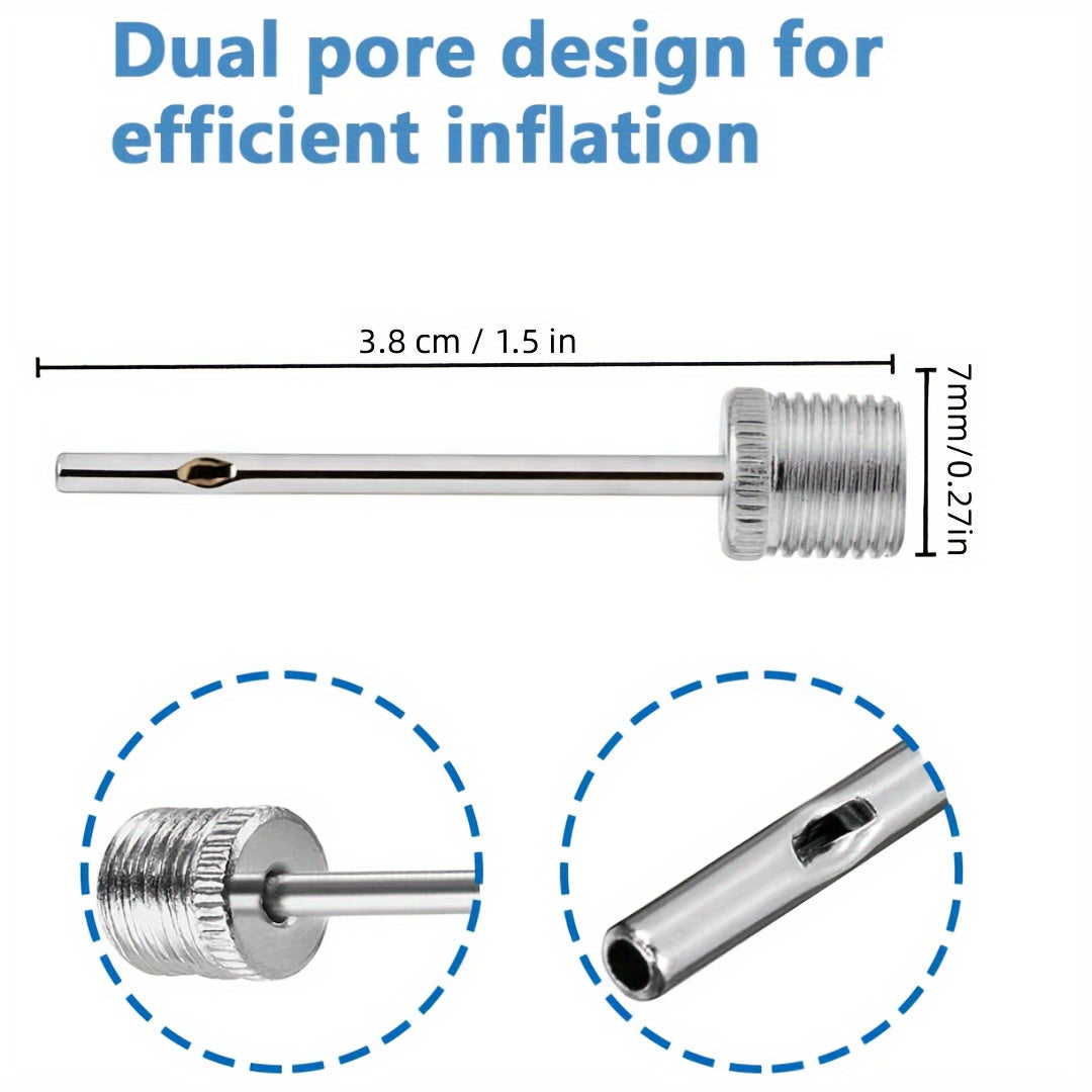 30pcs Ball Pump Inflation Needle Stainless Steel Air Pump Needles
