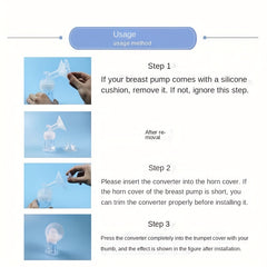 Breast Pump Size Funnel Insert Converter 13-24mm