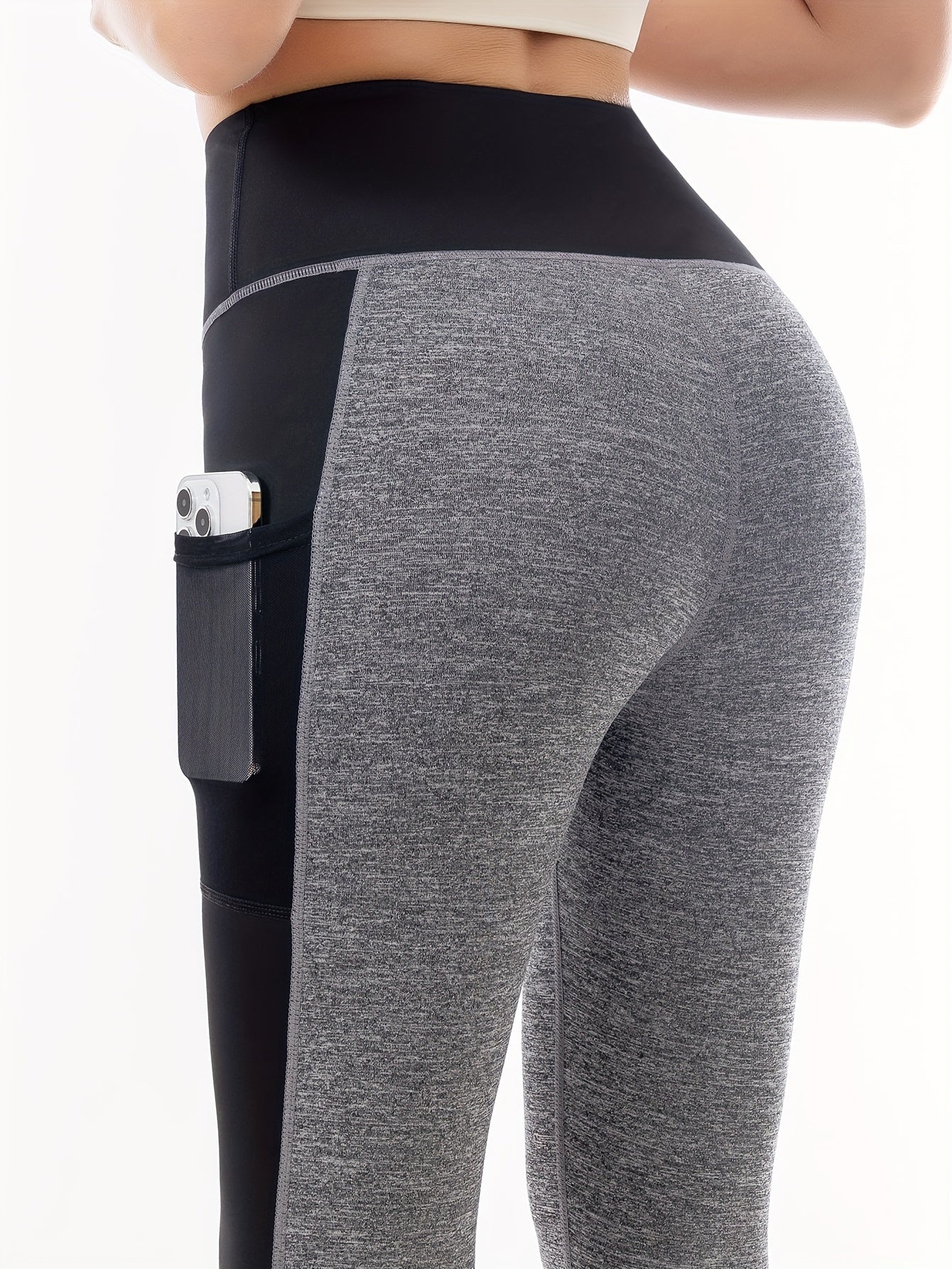 Quick Dry Butt Lifting High Waist Leggings with Pocket