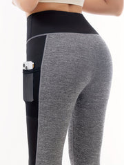 Quick Dry Butt Lifting High Waist Leggings with Pocket