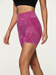 High Waist Yoga Shorts Hip Lift Fitness Stretch Quick-drying Shorts