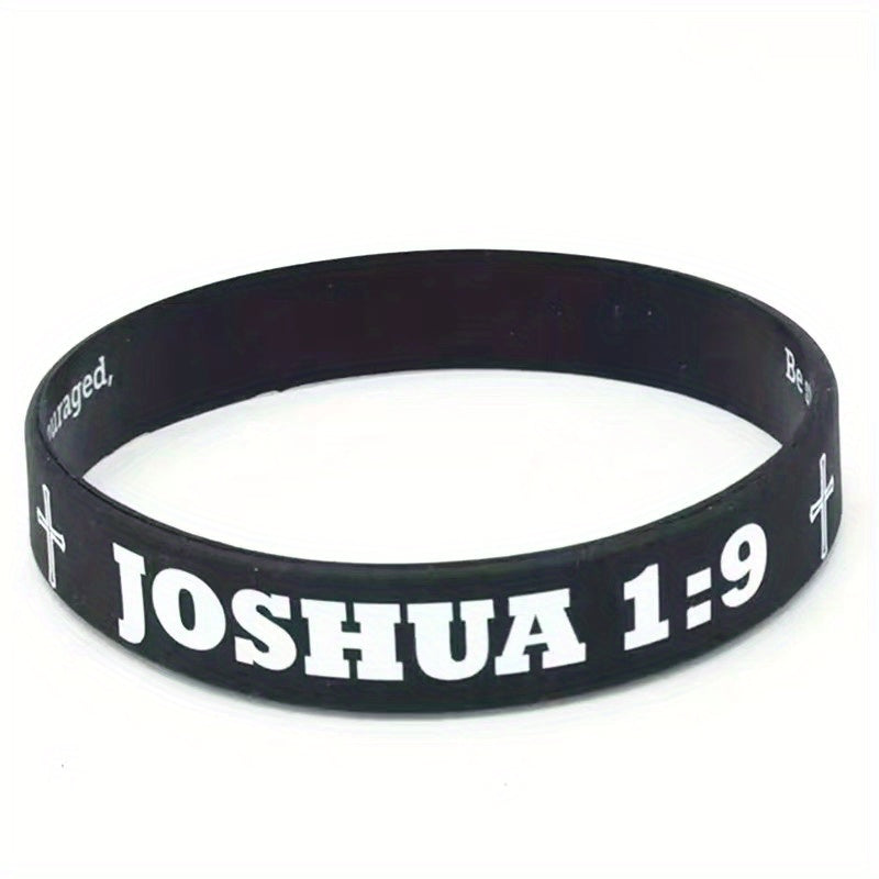 Bible Pattern Silicone Bracelet Rubber Wristband