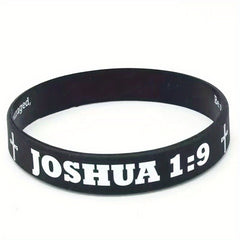 Bible Pattern Silicone Bracelet Rubber Wristband