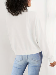 Half Button Pullover Sweatshirt with Kangaroo Pocket