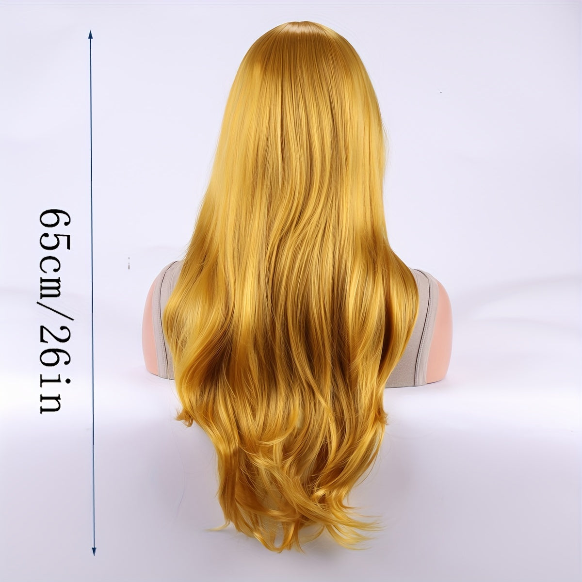 Colorful Long Curly Anime Wig Multicolor Style Full Head Wig With Bangs