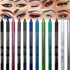 Multicolor Eyeshadow Eyeliner Metallic Glitter Shimmer