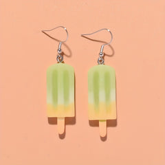 Ice Cream Block Earrings for Girls