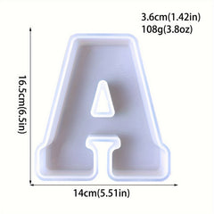 Resin Letter Pendant Molds - 3D Alphabet A-Z Symbols