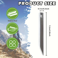 Portable Stainless Steel Key Chain with Pry Bar