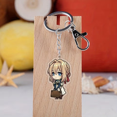 16 Inch Anime Figure Key Chain Toys Acrylic Key Ring Accessories