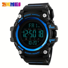 Unisex Waterproof Military Watch LED Chronograph Alarm Big Face