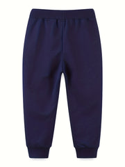 Boys Cartoon Construction Car Jogger Pants