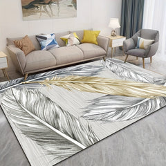 XL Modern Crystal Velvet Area Rug