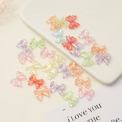 20pcs 18 7mm Mixed Butterfly Hair Accessories DIY Colorful Jewelry Gift Making