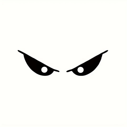 Reflective Evil Eyes Halloween Stickers for Moto Helmets & Car Rearview Mirrors