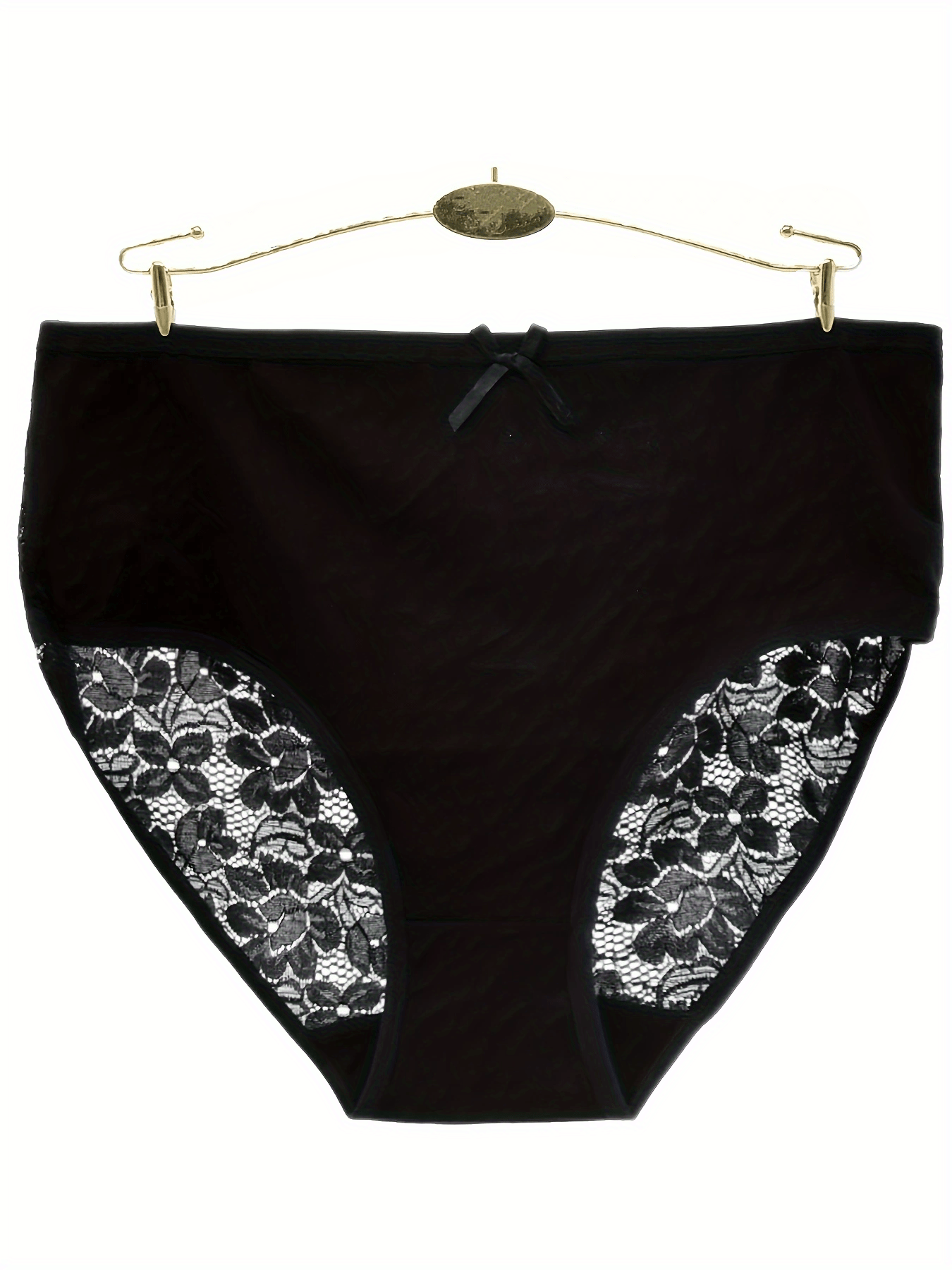 6pcs Lace Briefs Comfy & Stretchy Intimates Panties