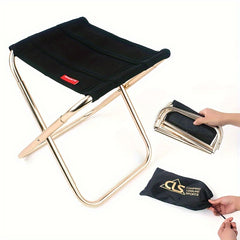 Ultralight Aluminum Alloy Folding Stool for Outdoor Camping