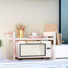 Expandable Storage Racks for Kitchen Bathroom Pantry Countertops