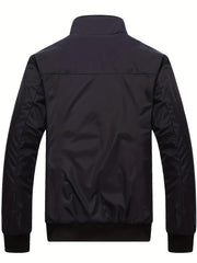 Men's Zip-Up Sports Jacket with Pockets