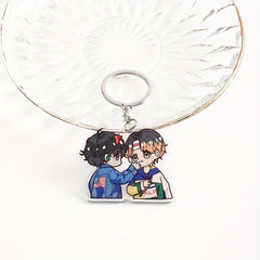 Cartoon Acrylic Keychain Pendant Anime Key Chain Bag Accessories