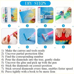 Night Scenery Diamond Painting Kit for Living Room Bedroom Study