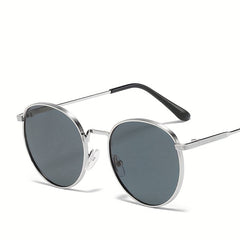 Vintage Mixed Round Metal Frame Sunglasses