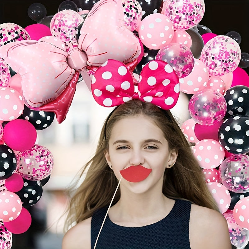 119pc Pink Balloon Garland Set for Girls' Birthday Wedding Baby Shower