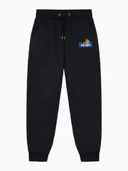 Bear Pattern Joggers Men's Casual Stretch Waist Sweatpants