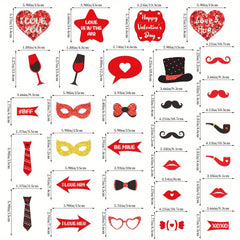 30pcs Wedding Photo Props Funny Party Decoration