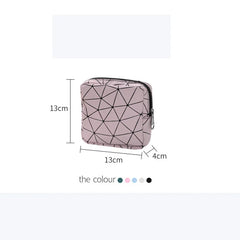 4Color Sanitary Pad Bags Organizer Women Pad Pouch Portable Makeup Bags