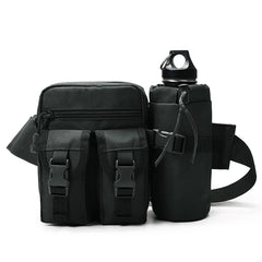 4PCS Camouflage Waist Bags with Bottle Holder Military Detachable Belt Pack