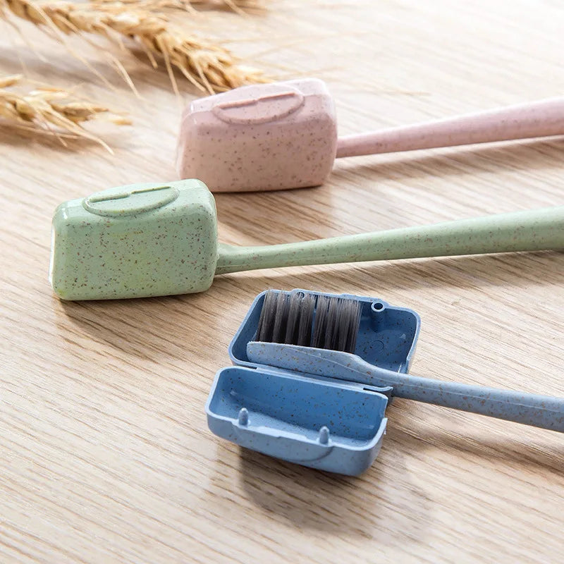 4Pcs Travel Toothbrush Cover Case Health Brush Holder Set