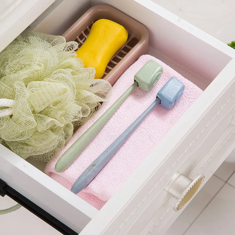 4Pcs Travel Toothbrush Cover Case Health Brush Holder Set