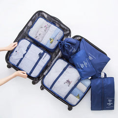 4SETS Unisex Luggage Organizer Waterproof Packing Cube Portable Bags