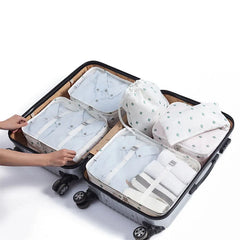 4SETS/LOT Travel Bags System Durable Clothing Sorting Storage