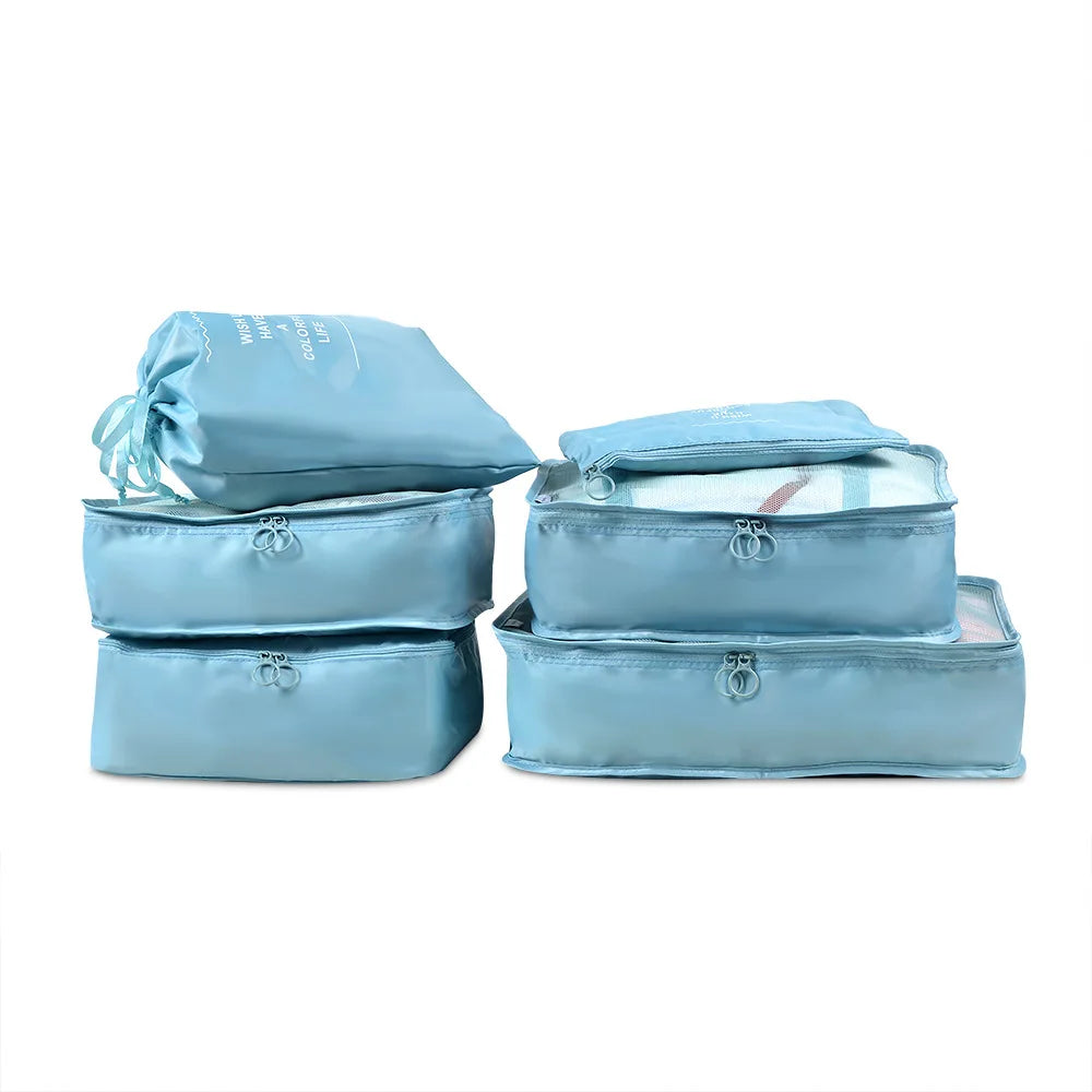 4SETS/LOT Travel Bags System Durable Clothing Sorting Storage