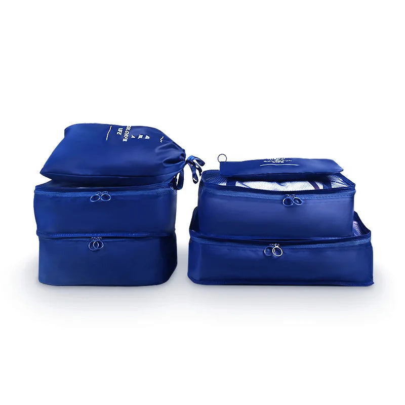 4SETS/LOT Travel Bags System Durable Clothing Sorting Storage
