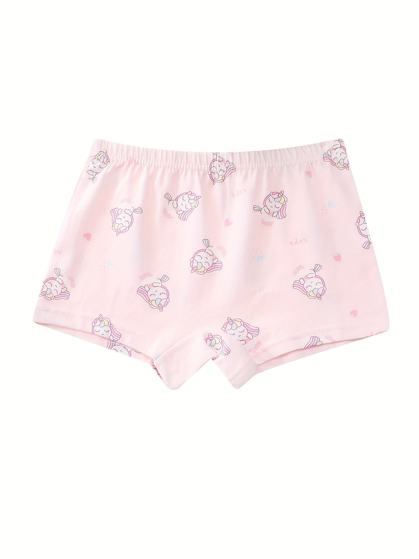 5pcs Kids Cartoon Panties Girls Underwear Cotton Boxer Briefs